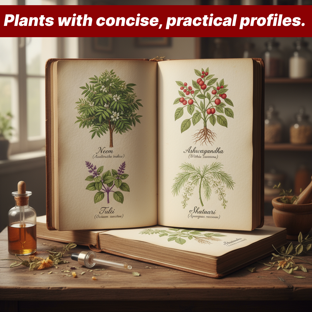 300+ Ayurvedic and Herbal Plants, One Complete Guide