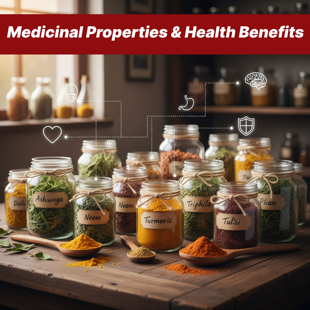 300+ Ayurvedic and Herbal Plants, One Complete Guide